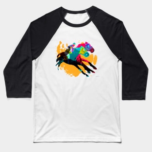 Horse Racing Baseball T-Shirt